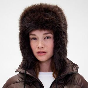 Gap NWT Faux Fur Trapper Hat